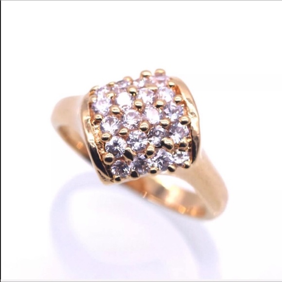 18kt Gold Filled Cz Ring - Picture 4 of 5